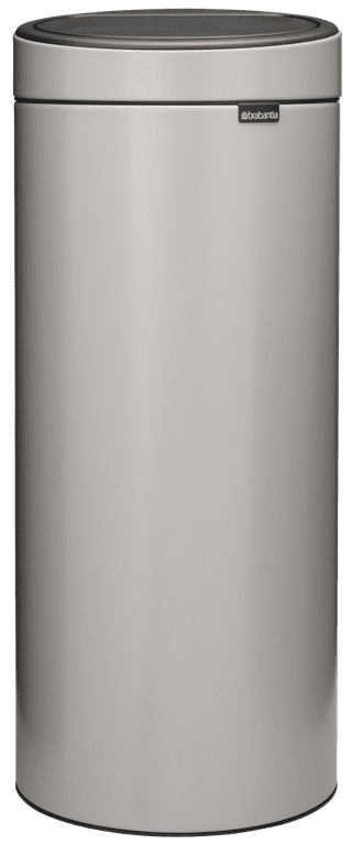 Brabantia Touch Bin Mülleimer 30 Liter Soft Grey