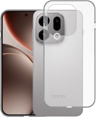 Just in Case Soft Design OPPO Find X9 Back Cover Transparent
