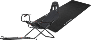 Playseat Challenge ActiFit Schwarz + Bodenschutzmatte
