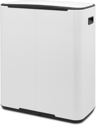 Brabantia Bo Pedal Bin 2 x 30 Liter White