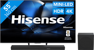 Hisense ULED 55 Zoll U79SE (2026) + Hisense HS3100