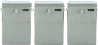 Brabantia Laundry Boxes Green Triple Pack