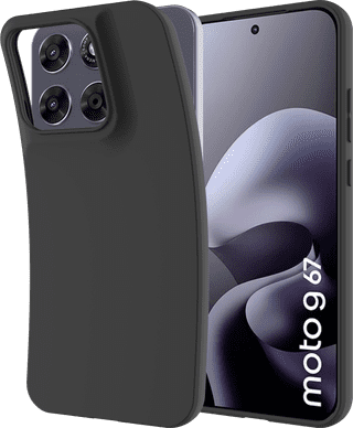 Just in Case Soft Design Motorola Moto G67 / G77 / G87 Backcover Schwarz