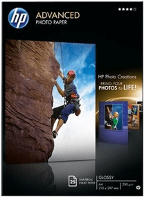 HP Advanced Glossy Fotopapier 25 Bögen (A4)