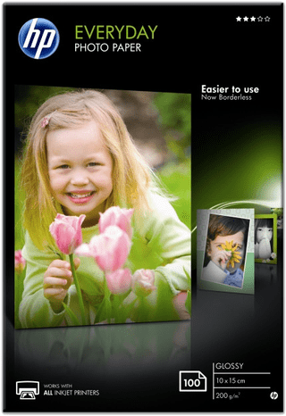 HP Everyday Glossy Fotopapier 100 Blatt (10 x 15)
