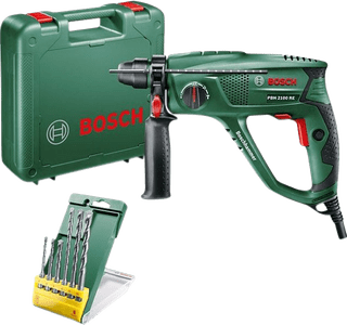 Bosch PBH 2100 RE + 6-teiliges SDS-Plus Bohrerset