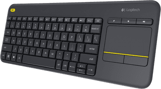 Logitech K400 Plus Wireless Touch Black QWERTZ