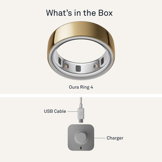 Oura Ring 4 Size 8 Gold