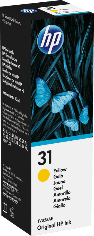 HP 31 Ink Bottle Yellow