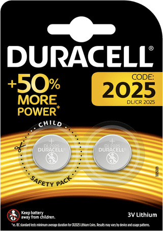 Duracell Specialty 2025 Lithium button cell battery 3V 2 pieces
