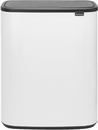 Brabantia Bo Touch Bin 2x 30 Liter White