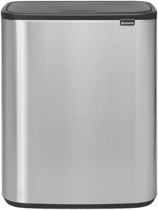 Brabantia Bo Touch Bin 2x 30 Liter Edelstahl Fingerprint Proof