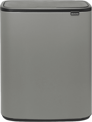Brabantia Bo Touch Bin 2 x 30 Liter Mineral Concrete Grey