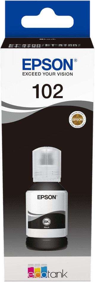 Epson 102 Ink bottle Pigment black
