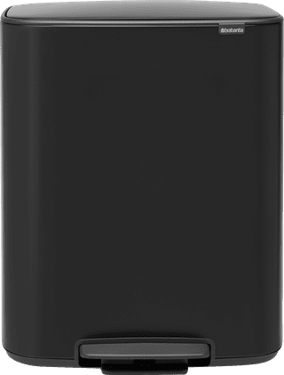 Brabantia Bo Pedal Bin 60L Matte Black