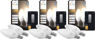 Philips Hue Candle Bulb White E14 6-Pack