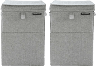 Brabantia Laundry Boxes Gray Duo Pack