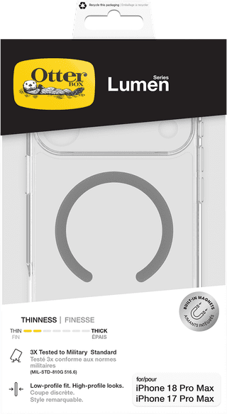 Otterbox Lumen iPhone 18 Pro Max / 17 Pro Max Backcover Transparent