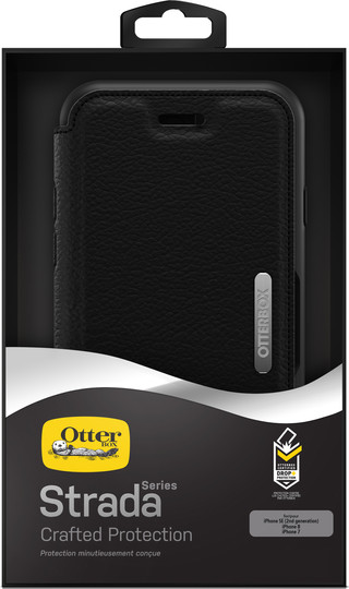 OtterBox Strada Apple iPhone SE 2022/SE 2020/8/7 Book Case Black