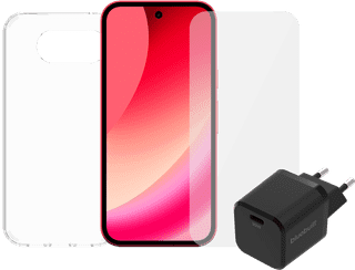 Google Pixel 10a 256GB Rot 5G + Komplettes Zubehörset