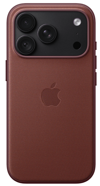 Apple iPhone 18 Pro TechWoven Backcover mit MagSafe Bordeauxrot