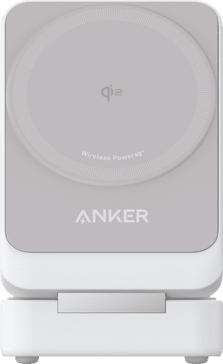 Anker Prime 3-in-1 MagGo Foldable Wireless Charger 15W White