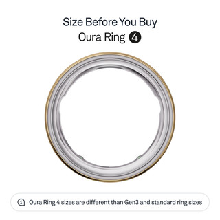 Oura Ring 4 Size 14 Gold