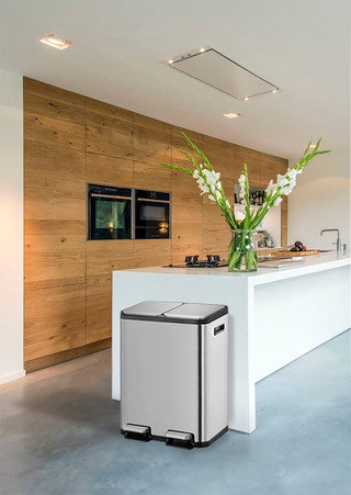 EKO EcoCasa II Splitted 2 x 30 Liter Matt Edelstahl