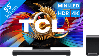 TCL SQD Mini LED 55" 80L (2026) + TCL S60K
