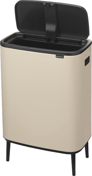 Brabantia Bo Touch Bin Hi Mülleimer 60 Liter Soft Beige