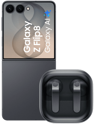 Samsung Galaxy Z Flip8 512GB Schwarz 5G + Samsung Galaxy Buds4 Schwarz