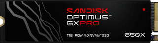 SANDISK Optimus GX PRO 850X 1TB NVMe-SSD mit Kühlkörper