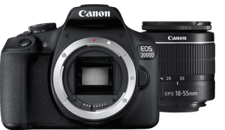 Canon EOS 2000D + 18-55 mm f/3.5-5.6 DC III
