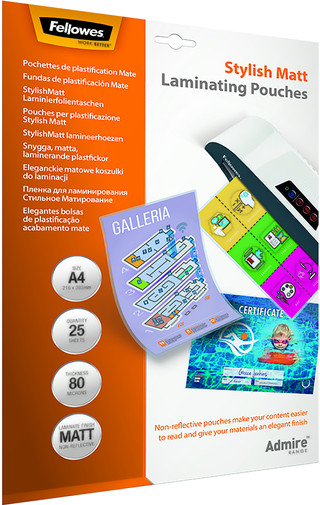 Fellowes Admire A4-Laminierfolien Stylish Matt