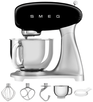 SMEG SMF02BLEU Schwarz