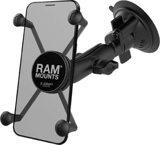 RAM Mounts Universal-Telefonhalter Auto Saugnapf Windschutzscheibe/Armaturenbrett Groß
