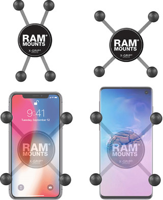 RAM Mounts U-Bolt Phone Mount Motorcycle Handlebar Large