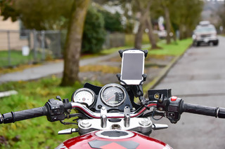 RAM Mounts U-Bolt Phone Mount Motorcycle Handlebar Large