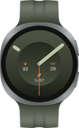 Samsung Galaxy Watch9 5G Silber/Grün 44 mm