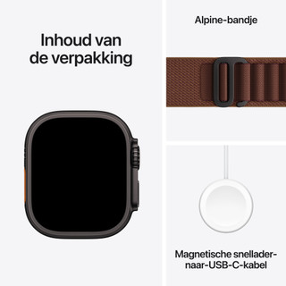 Apple Watch Ultra 4 Cellular 49mm Black Alpine Loop M