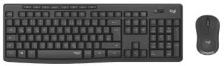 Logitech MK295 Silent kabellose Tastatur und Maus Schwarz QWERTZ