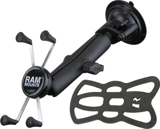 RAM Mounts Universal-Telefonhalter Auto Saugnapf Windschutzscheibe/Armaturenbrett Groß
