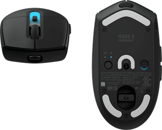 Logitech G305 X SUPERLIGHT Wireless Gaming Mouse Black