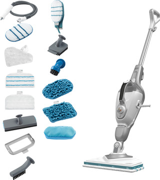 BLACK+DECKER 1600W Steam-mop 15 Zubehör