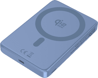 BlueBuilt Wireless Powerbank mit Qi2.2 und MagSafe 10.000 mAh mit Schnellladen 25 Watt Blau