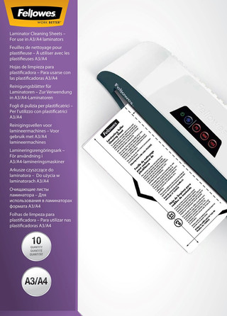 Fellowes A4-Reinigungsblätter 10 Stück