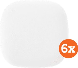 Jalo Kupu Smoke Detector White (10 years) 6-pack