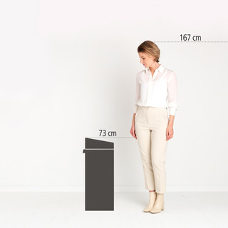 Brabantia Touch Bin 40L Matt Black