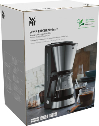 WMF KITCHENminis 412270011 with Glass Pot