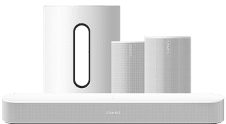 Sonos Beam Gen 2 Weiß + Era 100 SL Heimkino-Set Weiß